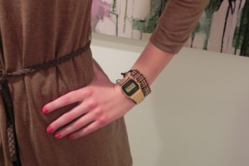 New in: a gold touch on my wrist