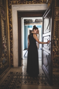 Tatiana Biggi - outfit - Genova Villa del Principe il palazzo