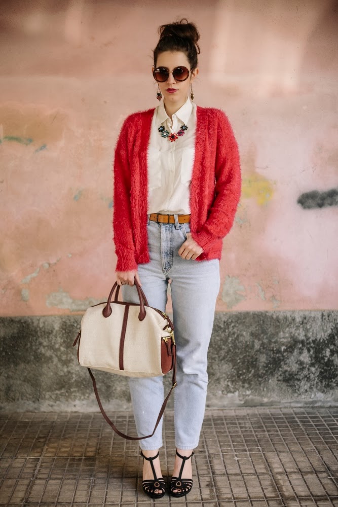 Tatiana Biggi - Tati loves pearls - fashion blogger Genova - Simone Primo photography - outfit vintage - outfit primavera - outfit jeans vita alta