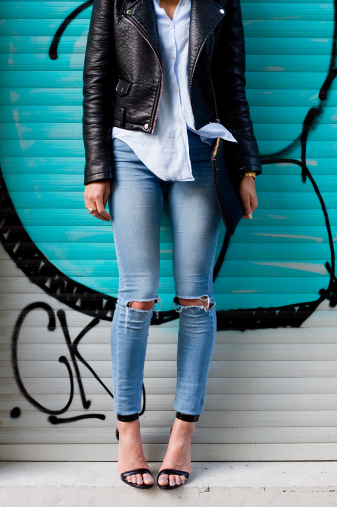 Tatiana Biggi - Tati loves pearls - skinny jeans fashion blogger - outfit inspirations - denim
