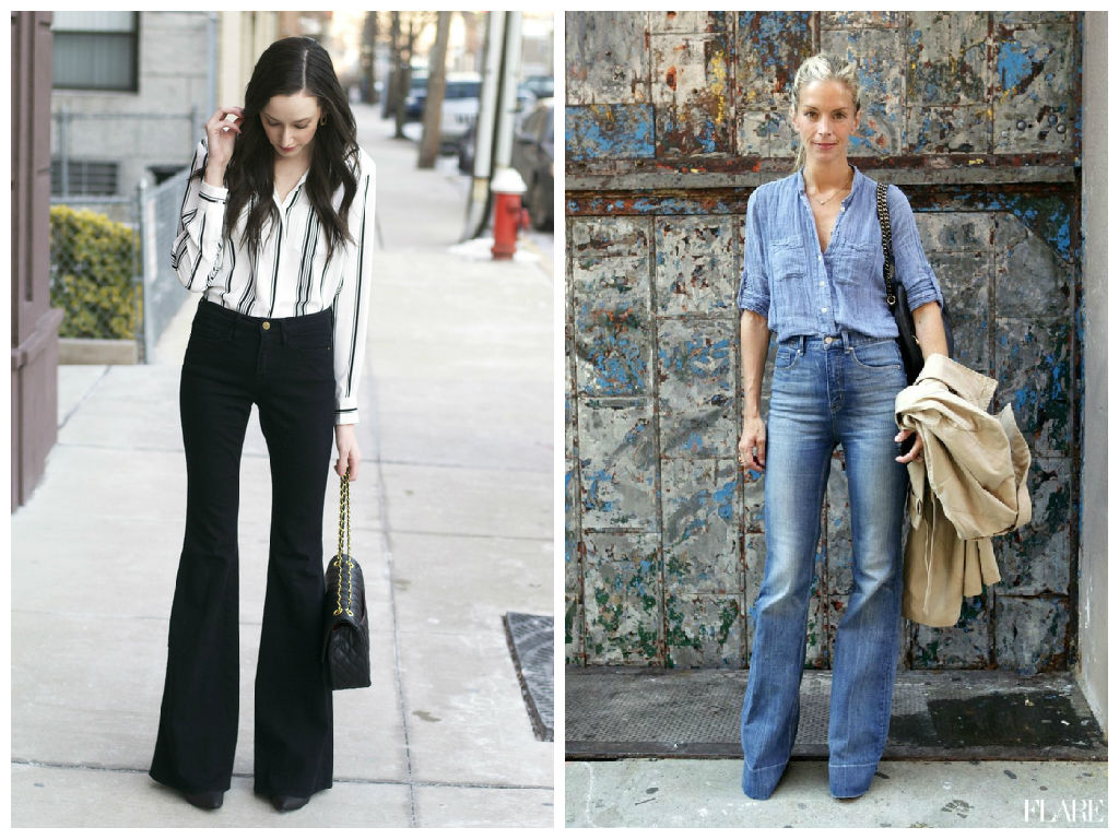 flare pants - flare jeans - flare jeans outfit